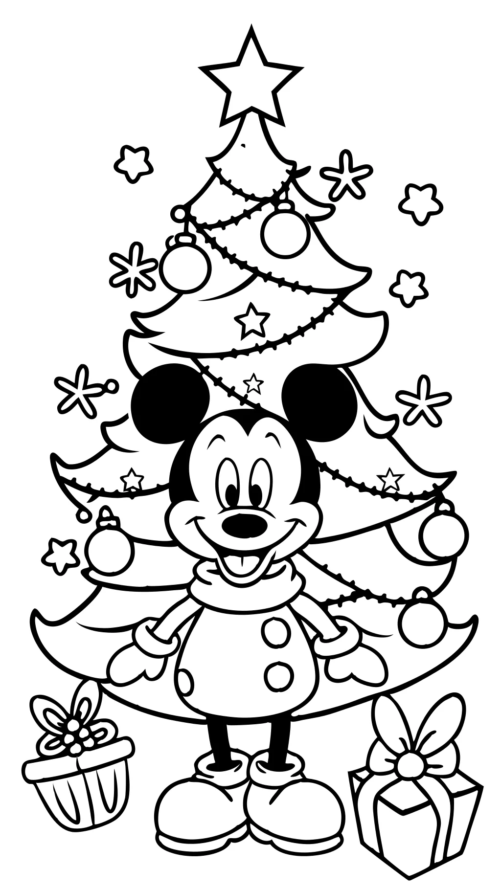 páginas para colorear de Navidad gratis Disney